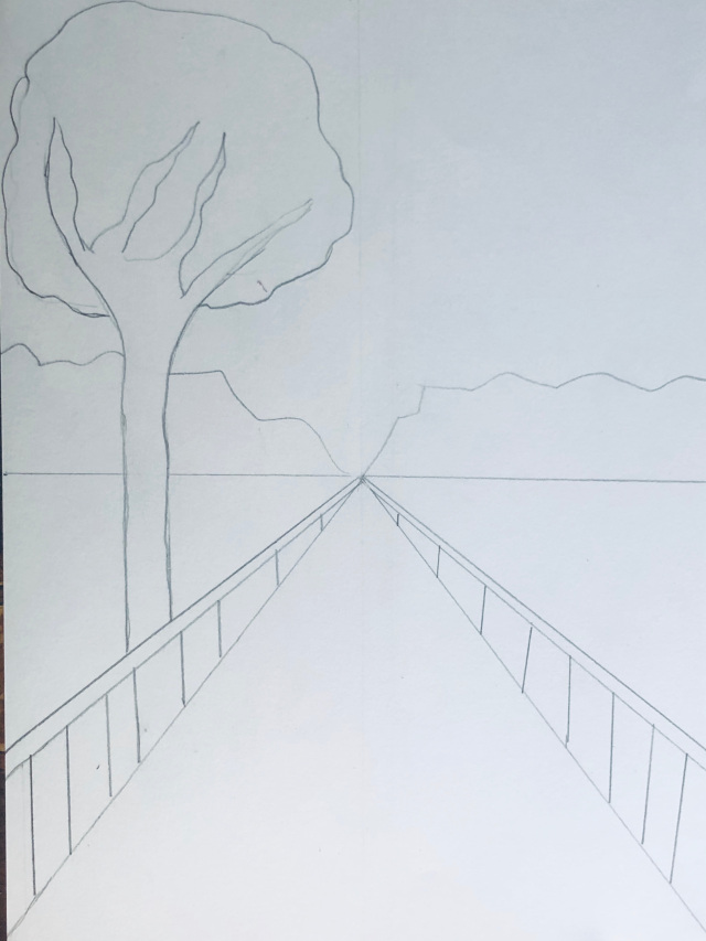 1 Point Perspective Drawing